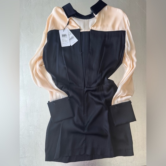 NWT Reiss Paneled Mini Shirtdress - Picture 8 of 8
